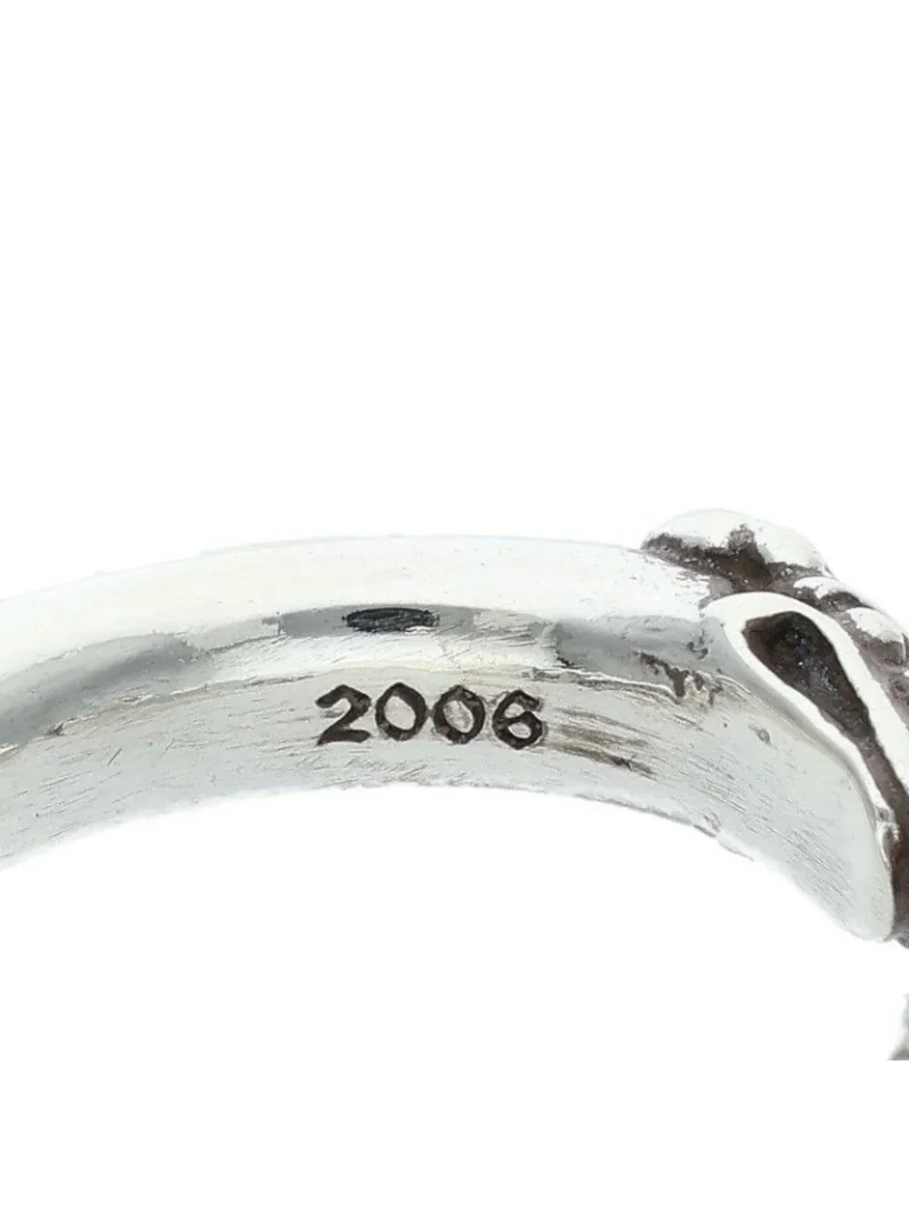 Chrome Hearts Double Dog Ring Dog Silver